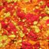 Wool nepps red/orange/yellow - 20g